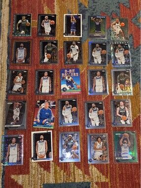25 card lot Minnesota Timberwolves topps prizm